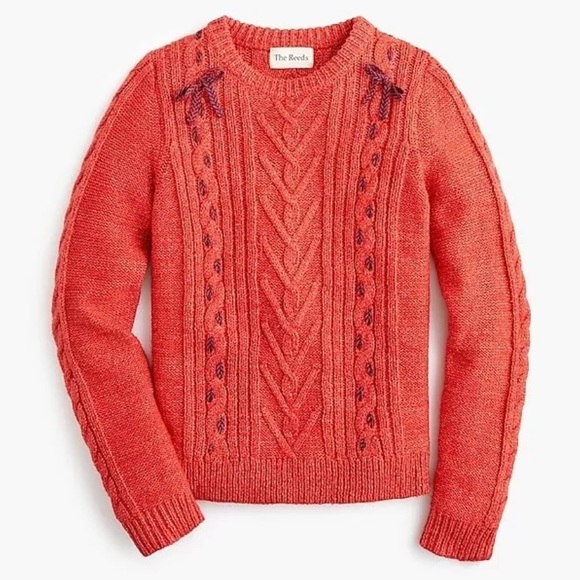 J. Crew The Reeds X J.Crew Cable Knit Sweater